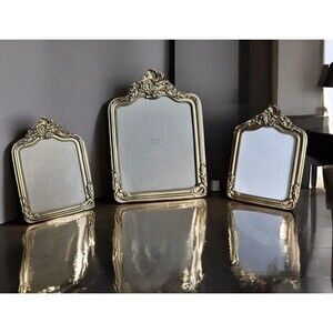 Nicole Miller Antique Gold Finish Photo Picture Frame Ornate Baroque Style Lot 3